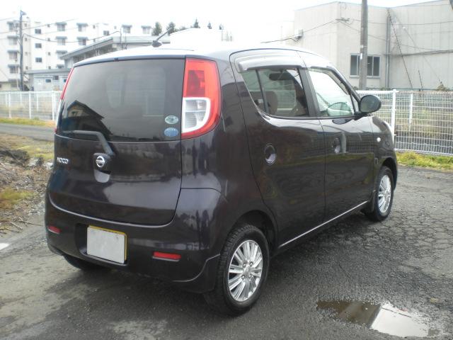 モコ Ｅ　ＦＯＵＲ　４ＷＤ禁煙ＡＢＳ車検令和８年５月２９日Ｋ６Ａチェーン運転席シートヒータードアミラーヒーター２０２０年製ブリヂストンレボＶＲＸスタッドレスタイヤ社外１３インチアルミホイール（4枚目）