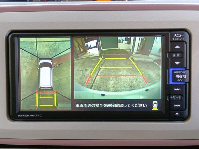 ムーヴキャンバス ＧメイクアップＶＳ　ＳＡＩＩＩ　４ＷＤ　全周囲カメラ　両側電動スライドドア　ナビ　ＴＶ　クリアランスソナー　衝突被害軽減システム　オートマチックハイビーム　オートライト　スマートキー　アイドリングストップ　電動格納ミラー（6枚目）