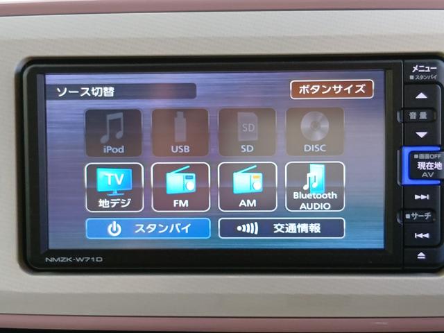 ムーヴキャンバス ＧメイクアップＶＳ　ＳＡＩＩＩ　４ＷＤ　全周囲カメラ　両側電動スライドドア　ナビ　ＴＶ　クリアランスソナー　衝突被害軽減システム　オートマチックハイビーム　オートライト　スマートキー　アイドリングストップ　電動格納ミラー（7枚目）