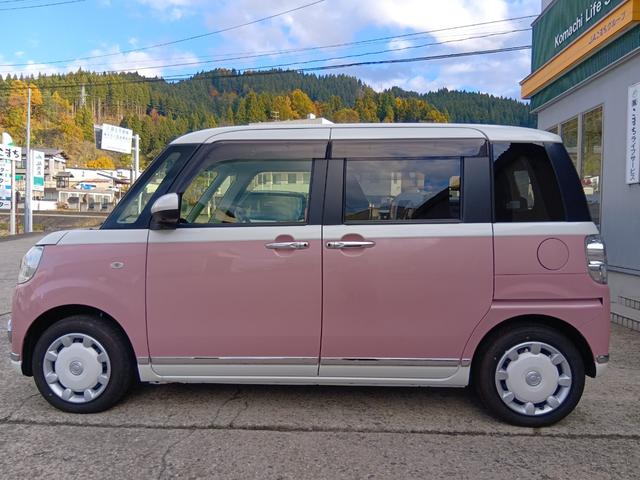 ムーヴキャンバス ＧメイクアップＶＳ　ＳＡＩＩＩ　４ＷＤ　全周囲カメラ　両側電動スライドドア　ナビ　ＴＶ　クリアランスソナー　衝突被害軽減システム　オートマチックハイビーム　オートライト　スマートキー　アイドリングストップ　電動格納ミラー（18枚目）