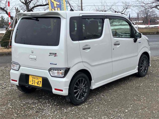 ワゴンＲカスタムＺ ハイブリッドＺＸ　４ＷＤ　ナビ　クリアランスソナー　オートクルーズコントロール　レーンアシスト　衝突被害軽減システム　ＬＥＤヘッドランプ　スマートキー　アイドリングストップ　電動格納ミラー　シートヒーター　ベンチシート（18枚目）