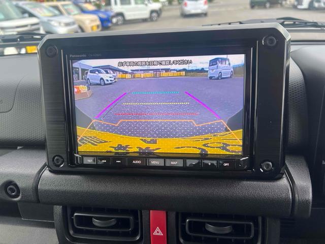 ジムニー XL 4WD バックカメラ ナビ TV クリアランスソナー レーンアシスト 衝突被害軽減システム オートライト スマートキー アイドリングストップ 電動格納ミラー シートヒーター AT 盗難防止システム(5枚目)