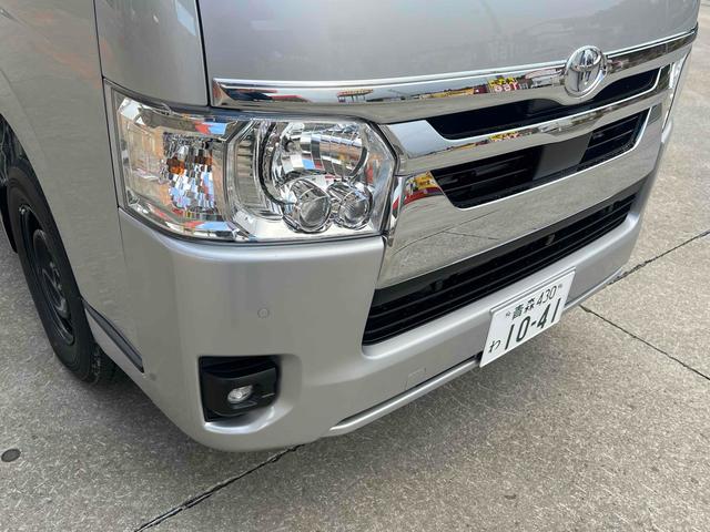 ハイエースバン ロングＤＸ　ＧＬパッケージ　全周囲カメラ　ナビ　ＴＶ　クリアランスソナー　衝突被害軽減システム　両側スライドドア　オートマチックハイビーム　オートライト　キーレスエントリー　電動格納ミラー　ＡＴ　ＵＳＢ　Ｂｌｕｅｔｏｏｔｈ（15枚目）