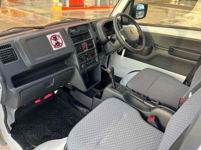 キャリイトラック 　垂直式ゲートリフター　４ＷＤ　ＡＴ　衝突被害軽減システム　クリアランスソナー　レーンアシスト　ＥＳＣ　エアコン　パワーウィンドウ　記録簿（46枚目）