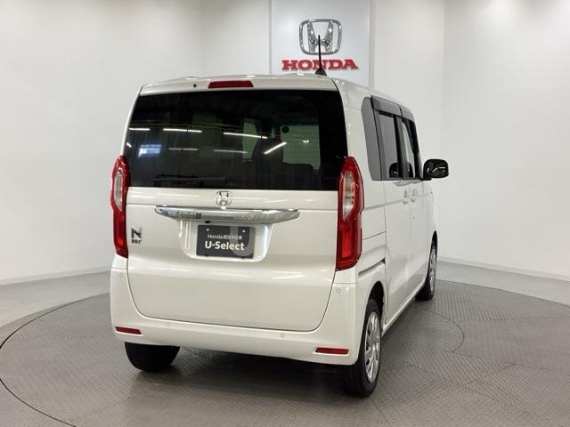 N-BOX L 4WD ナビ TV バックカメラ 衝突被害軽減システム クリアランスソナー オートクルーズコントロール リモコンエンジンスターター付 光触媒抗菌消臭施工済(3枚目)