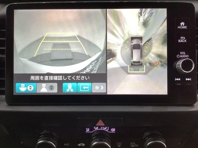 フィット ｅ：ＨＥＶホーム　純正メモリーナビ　ドライブレコーダー　キーレス　ホンダセンシング　クルーズコントロール　衝突軽減ブレーキ　横滑り防止　障害物センサー　全周囲カメラ　盗難防止　ＬＥＤヘッドライト　４ＷＤ（10枚目）