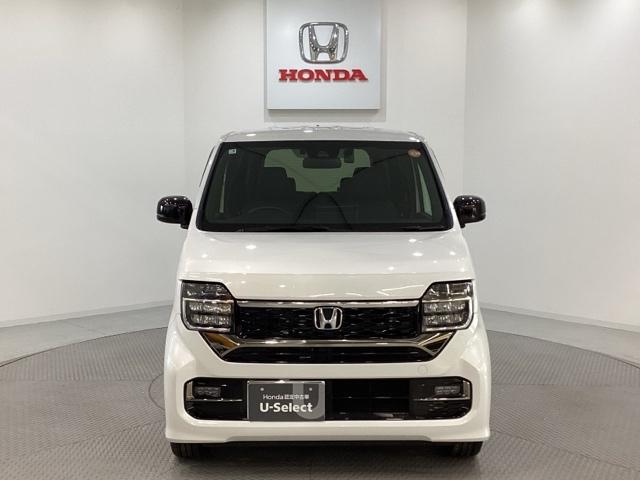 Ｎ－ＷＧＮカスタム Ｌ・ターボ　純正メモリーナビ　純正アルミホイール　　ドライブレコーダー　シートヒーター　ホンダセンシング　クルーズコントロール　衝突軽減ブレーキ　横滑り防止　障害物センサー　バックカメラ　ＬＥＤヘッドライト　４Ｗ（4枚目）