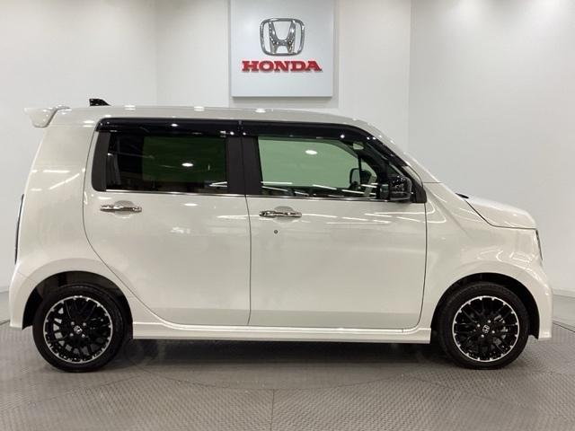 Ｎ－ＷＧＮカスタム Ｌ・ターボ　純正メモリーナビ　純正アルミホイール　　ドライブレコーダー　シートヒーター　ホンダセンシング　クルーズコントロール　衝突軽減ブレーキ　横滑り防止　障害物センサー　バックカメラ　ＬＥＤヘッドライト　４Ｗ（6枚目）