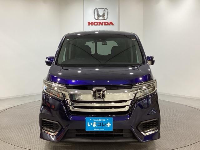 ステップワゴンスパーダ ｅ：ＨＥＶスパーダＧ・ＥＸホンダセンシング　純正メモリーナビ　純正アルミホイール　社外ドライブレコーダー　いまコレ＋新品フロアマット付　シートヒーター　両側電動スライドドア　ホンダセンシング　クルーズコントロール　バックカメラ（4枚目）