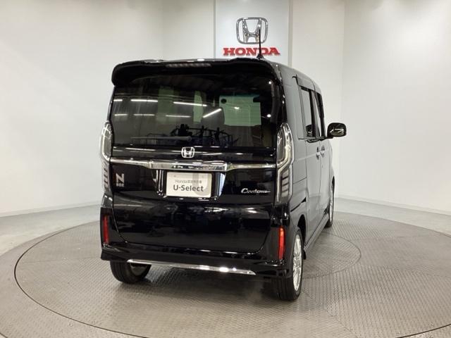 N-BOXカスタム Lターボ 純正メモリーナビ 純正アルミホイール エンジンスターター シートヒーター 両側電動スライドドア ホンダセンシング クルーズコントロール 衝突軽減ブレーキ 横滑り防止 障害物センサー バックカメラ(3枚目)