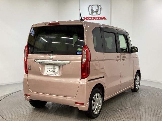 N-BOX L 純正メモリーナビ エンジンスターター 両側電動スライドドア シートヒーター ホンダセンシング クルーズコントロール 衝突軽減ブレーキ 横滑り防止 バックカメラ LEDヘッドライト 4WD(3枚目)