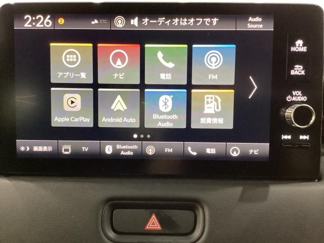 ヴェゼル ｅ：ＨＥＶＺ　純正メモリーナビ、中古スタッドレスタイヤ、ドライブレコーダー前後装着＋ＥＴＣ２／０付　当社デモカー（7枚目）