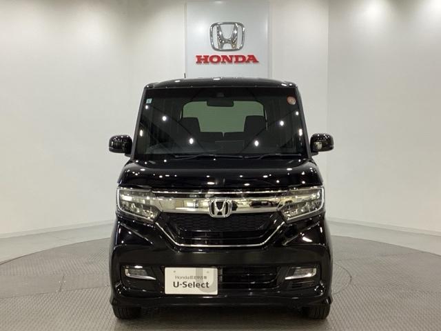 N-BOXカスタム G・Lホンダセンシング 4WD 光触媒抗菌消臭施工済 純正メモリーナビ フルセグTV バックモニター 左側電動スライドドア 衝突被害軽減ブレーキ レーンキープアシスト(2枚目)