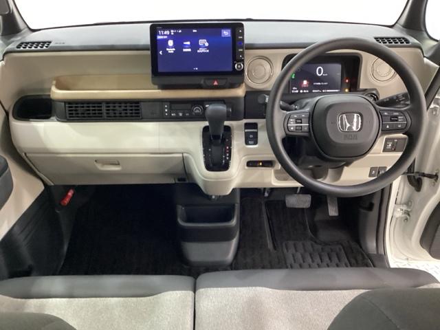 Ｎ－ＢＯＸ ベースグレード　純正メモリーナビ　ドライブレコーダー　シートヒーター　ホンダセンシング　クルーズコントロール　衝突軽減ブレーキ　横滑り防止　障害物センサー　バックカメラ　両側電動スライドドア　ＬＥＤヘッドライト　４Ｗ（7枚目）