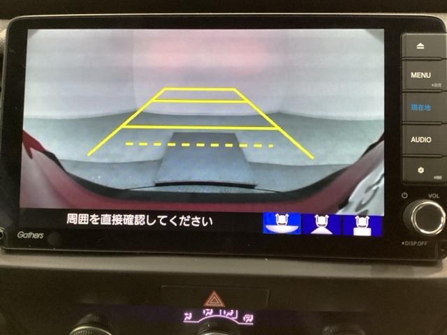 フィット e:HEVクロスター 純正メモリーナビ 純正アルミホイール ドライブレコーダー ホンダセンシング クルーズコントロール 衝突軽減ブレーキ 横滑り防止 障害物センサー バックカメラ 盗難防止 LEDヘッドライト 4WD(8枚目)