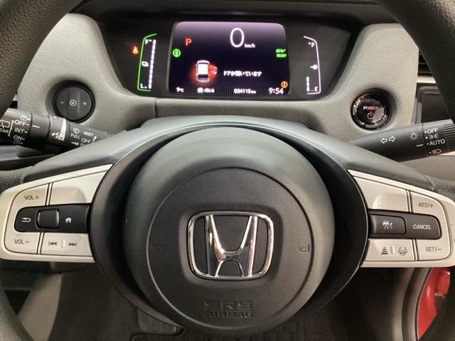 フィット e:HEVクロスター 純正メモリーナビ 純正アルミホイール ドライブレコーダー ホンダセンシング クルーズコントロール 衝突軽減ブレーキ 横滑り防止 障害物センサー バックカメラ 盗難防止 LEDヘッドライト 4WD(13枚目)