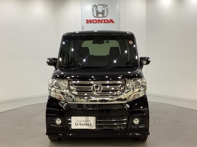 Ｎ－ＢＯＸカスタム Ｇ・Ｌパッケージ　４ＷＤ　左側電動スライドドア　メモリーナビ　フルセグＴＶ　ＣＤ　ＤＶＤ再生可能　バックカメラ　ＨＩＤヘッドライト　衝突被害軽減システム　ベンチシート　シートヒーター　盗難防止システム（2枚目）
