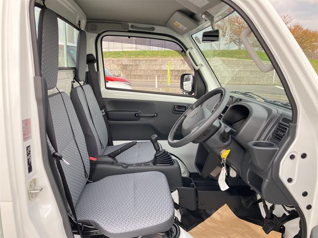 キャリイトラック ＫＣ　４ＷＤ　届け出済み未使用車　軽トラック　三方開　ＭＴ　クリアランスソナー　アイドリングストップ　オートライト　ＥＳＣ　エアコン　パワーウィンドウ　運転席エアバッグ　助手席エアバッグ　ルーフレール（52枚目）