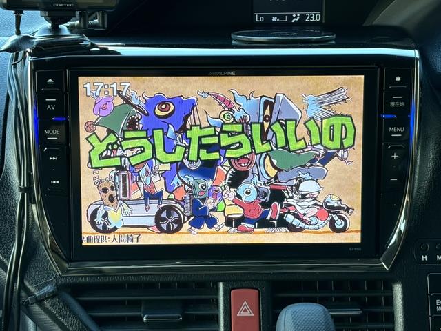 ヴォクシー Ｘ　ＡＬＰＩＮＥ１１インチナビ／ＴＶ／バックカメラ／両側電動スライドドア／プッシュスタート／４ＷＤ（23枚目）