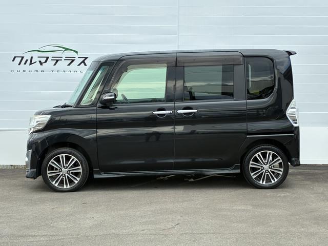 タント カスタムＲＳ　トップエディションＳＡ　両側電動スライドスマートアシストナビＥＴＣＢｌｕｅｔｏｏｔｈハーフレザー革巻きステアリングＬＥＤヘッドライトオートエアコン純正１５インチアルミステアリングスイッチフロントフォグアイドリングストップ（3枚目）