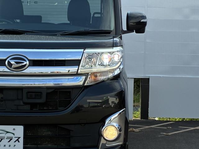 タント カスタムＲＳ　トップエディションＳＡ　両側電動スライドスマートアシストナビＥＴＣＢｌｕｅｔｏｏｔｈハーフレザー革巻きステアリングＬＥＤヘッドライトオートエアコン純正１５インチアルミステアリングスイッチフロントフォグアイドリングストップ（25枚目）