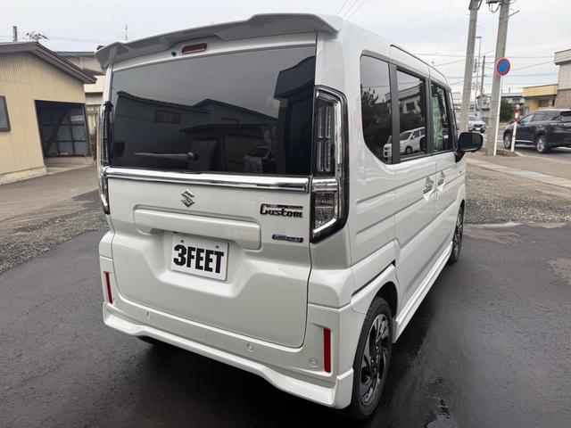 スペーシアカスタム ハイブリッドＸＳ　４ＷＤ　Ｒ１２年２月ｏｒ１０万ｋｍまで保証　純正９インチナビ　フルセグＴＶ　Ｂｌｕｅｔｏｏｔｈ　アラウンドビューモニター　両側パワースライドドア　ガラスフィルム　オットマン（28枚目）