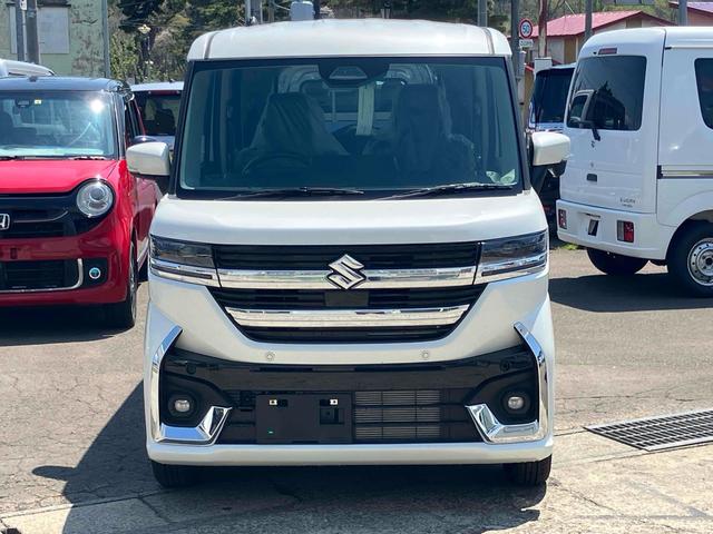 スペーシアカスタム ハイブリッドＧＳ　４ＷＤ　両側スライド・片側電動　クリアランスソナー　オートクルーズコントロール　レーンアシスト　オートライト　スマートキー　アイドリングストップ　電動格納ミラー　シートヒーター　ベンチシート　ＣＶＴ（12枚目）