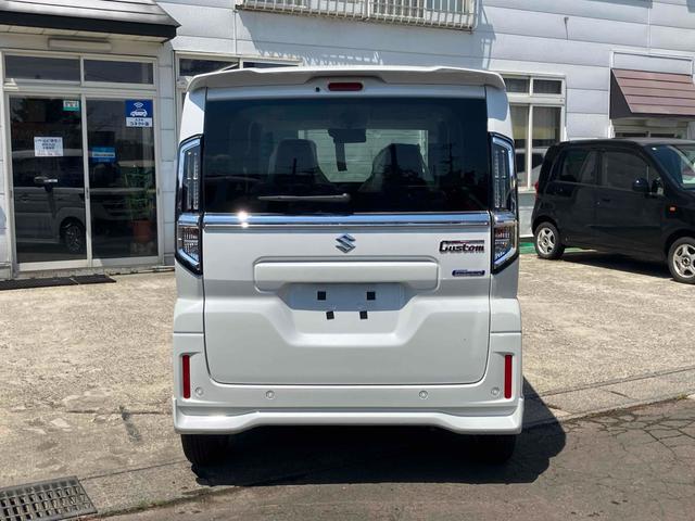 スペーシアカスタム ハイブリッドＧＳ　４ＷＤ　両側スライド・片側電動　クリアランスソナー　オートクルーズコントロール　レーンアシスト　オートライト　スマートキー　アイドリングストップ　電動格納ミラー　シートヒーター　ベンチシート　ＣＶＴ（15枚目）