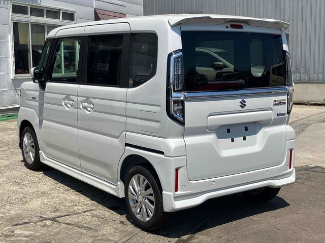 スペーシアカスタム ハイブリッドＧＳ　４ＷＤ　両側スライド・片側電動　クリアランスソナー　オートクルーズコントロール　レーンアシスト　オートライト　スマートキー　アイドリングストップ　電動格納ミラー　シートヒーター　ベンチシート　ＣＶＴ（16枚目）
