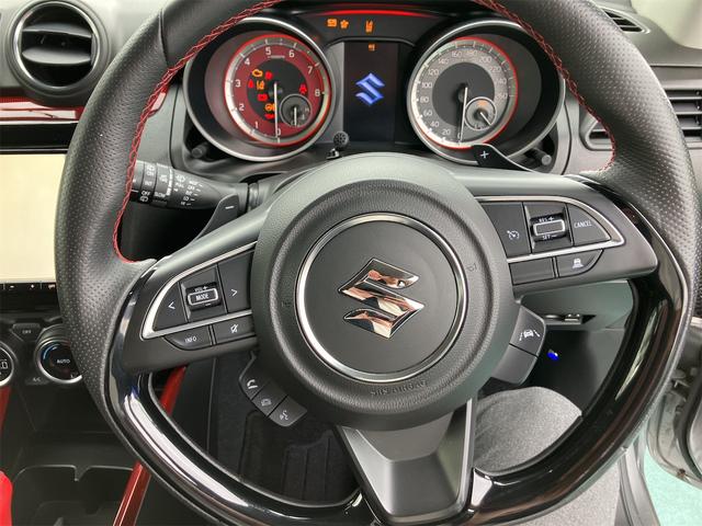 スイフトスポーツ ベースグレード　ドライブレコーダー　ＥＴＣ　全周囲カメラ　ナビ　ＴＶ　オートクルーズコントロール　レーンアシスト　衝突被害軽減システム　アルミホイール　オートライト　ＬＥＤヘッドランプ　スマートキー　電動格納ミラー（3枚目）