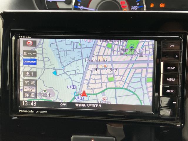 ワゴンＲスティングレー ハイブリッドＸ　４ＷＤ　ナビ　ＴＶ　レーンアシスト　衝突被害軽減システム　オートライト　ＬＥＤヘッドランプ　スマートキー　アイドリングストップ　電動格納ミラー　シートヒーター　ベンチシート　ＣＶＴ　盗難防止システム（4枚目）