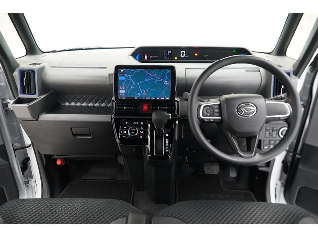 タント カスタムＸ　衝突軽減ブレーキ　アイドリングストップ機能　Ｂカメラ　ナビＴＶ　盗難警報装置　ＬＥＤ　ＥＴＣ　キーレスエントリー　スマキー　フルセグＴＶ　エアコン　Ｗエアバッグ　ＤＶＤ　パワステ　サイドエアバッグ（4枚目）