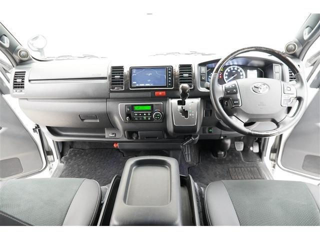 ハイエースバン スーパーGL ダークプライムII AC 助手席エアバック 地デジ 盗難防止システム ドライブレコーダ 4WD車 ETC付き DVD LEDヘッドランプ エアB ナビ&TV ミュージックプレイヤー接続可 メモリーナビ 横滑り防止 ABS(4枚目)