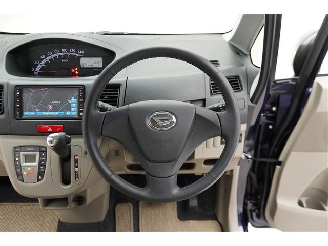 ムーヴ Xリミテッド AC アイストップ TVナビ キーレス ワンセグテレビ セキュリティ 助手席エアバッグ AW ETC車載器 パワステ AUX端子 ドライブレコーダー ベンチシート ABS エアバック メモリーナビ(12枚目)