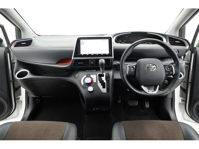 シエンタ ハイブリッドG クエロ 地デジTV 盗難防止 横滑り防止 LEDライト クルコン ドライブレコーダー スマートキー ETC 1オーナー バックモニタ DVD オ-トエアコン AUX メモリ-ナビ エアバッグ AW 3列シート(6枚目)