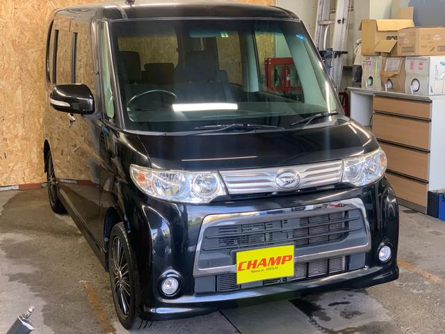 タント カスタムＲＳ　禁煙車　ターボ車　ＣＤデッキ　左側パワースライドドア　ＥＴＣ　純正フォグランプ　キーフリー　ドアミラーウインカー　社外アルミ（3枚目）