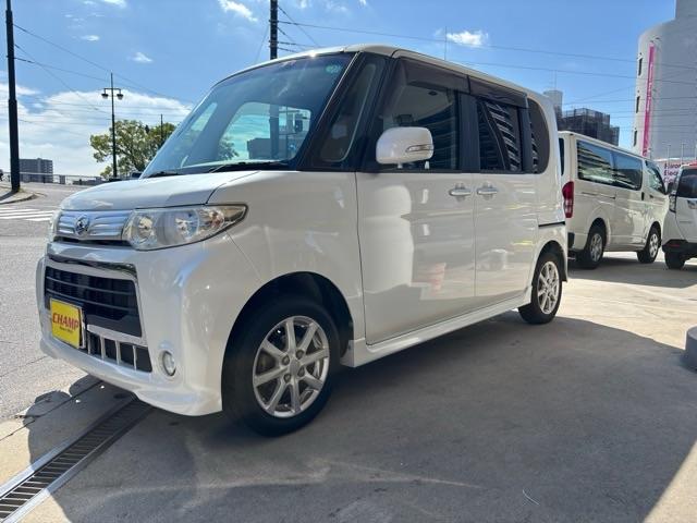 タント カスタムＸスペシャル　禁煙車　ナビ　ワンセグＴＶ　純正アルミ　片側電動スライドドア　ＨＩＤヘッドライト　アイドリングストップ（5枚目）