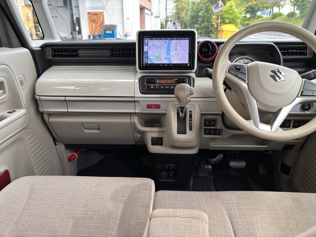 スペーシア ハイブリッドX 禁煙車 純正ナビ フルセグTV bluetooth 全方位カメラ ETC 両側パワースライドドア  シートヒーター クリアランスソナー(9枚目)