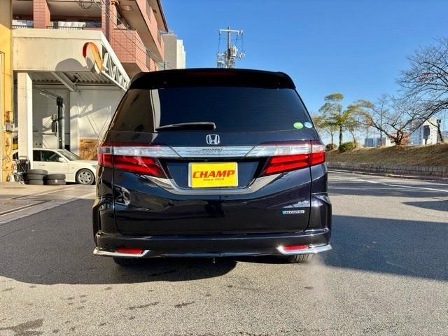 オデッセイハイブリッド ハイブリッドアブソルート・ホンダセンシング 禁煙車 純正8インチナビ バックカメラ フリップダウンモニター ETC ドライブレコーダー クルーズコントロール LEDヘッドライト 両側パワースライドドア(6枚目)