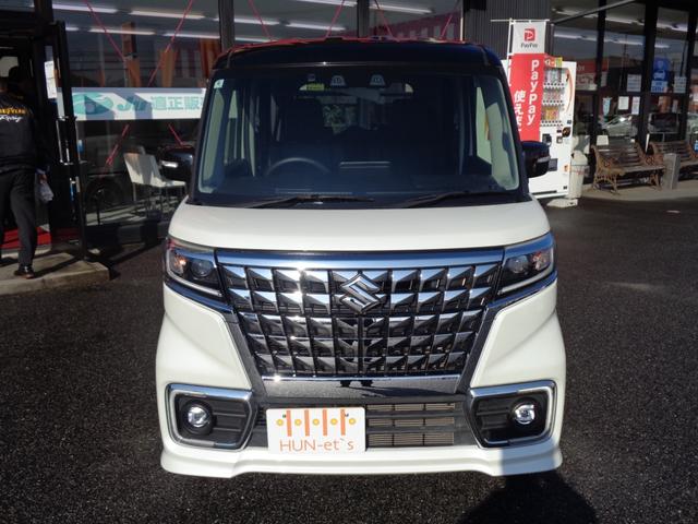 スペーシアカスタム ハイブリッドXS 社外8インチナビ TV ETC バックモニター スズキセーフティサポート 左右パワースライドドア クルーズコントロール 運転席シートヒーター ヘッドアップディスプレイ(8枚目)