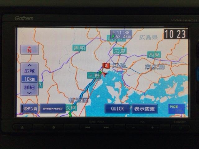 ナビ搭載車です！ナビがあれば初めての道でも安心して運転でき、よりドライブも楽しめますね♪