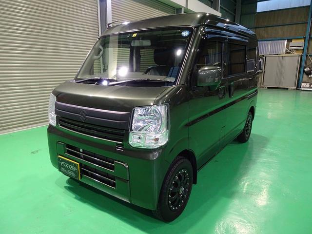 ジョインターボ 4WD 5速マニュアル 廃盤型 ナビ フルセグ ETC 黒革調シートカバー ターボ ハイR.オーバーヘットシェル.ルアーラックキット付.リア5面プライバシーガラス.社外AW.1オーナー禁煙車(2枚目)