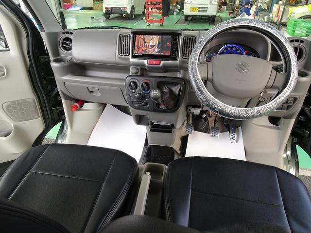 ジョインターボ 4WD 5速マニュアル 廃盤型 ナビ フルセグ ETC 黒革調シートカバー ターボ ハイR.オーバーヘットシェル.ルアーラックキット付.リア5面プライバシーガラス.社外AW.1オーナー禁煙車(12枚目)