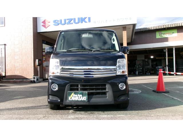 エブリイワゴン PZターボスペシャル 4WD エンジンスターター 両側パワースライドドア ナビTVローダウン 社外15インチアルミ シートヒーター(2枚目)