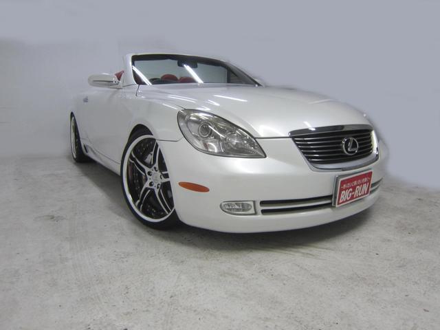 SC430 車高調 エアロ 赤革シート 20インチアルミ(5枚目)