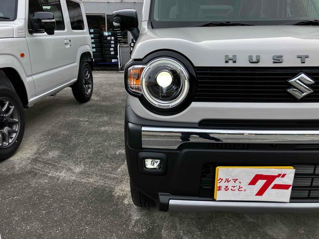 ハスラー タフワイルド 届出済未使用車 禁煙車 衝突被害軽減システム レーンアシスト ナビ 全周囲カメラ フルセグTV Bluetooth DVD LEDヘッドライト クルコン スマートキー オートエアコン AW16インチ(28枚目)