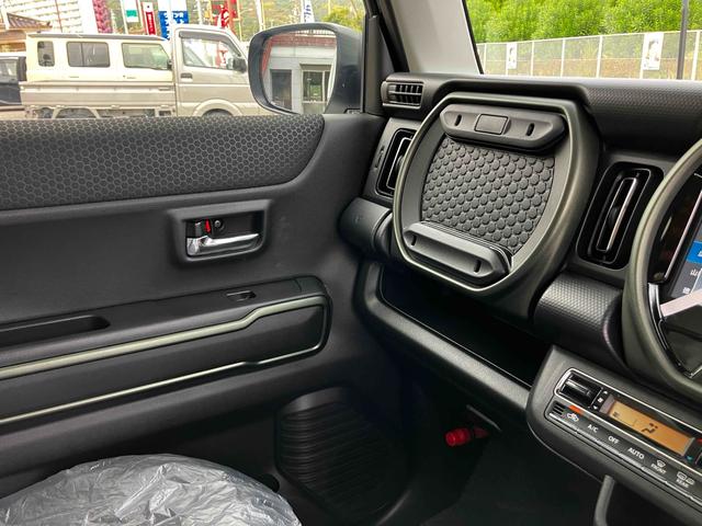 ハスラー タフワイルド 届出済未使用車 禁煙車 衝突被害軽減システム レーンアシスト ナビ 全周囲カメラ フルセグTV Bluetooth DVD LEDヘッドライト クルコン スマートキー オートエアコン AW16インチ(45枚目)