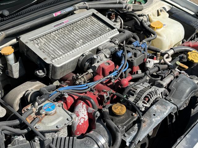インプレッサ WRX STiバージョンV momoステアリング TEIN車高調 フジツボマフラー 5MT ETC 17インチAW 大型リアウィング(70枚目)