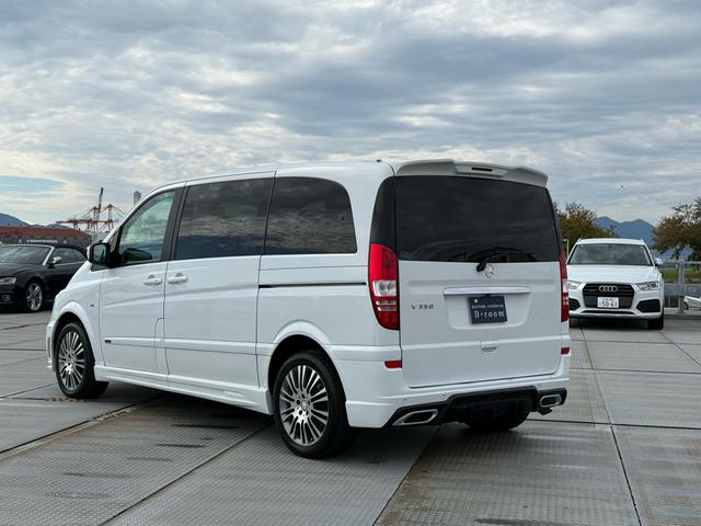 Vクラス V350 トレンド 3列シート WALDエアロカスタム 両側電動スライドドア 18インチアルミホイール シートヒーター ナビ TV フリップダウンモニター パワーアンプ Bluetooth ハーフレザーシート(30枚目)