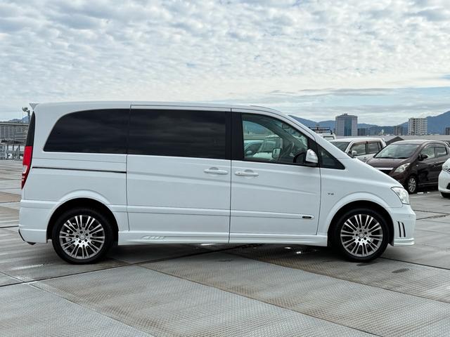 Vクラス V350 トレンド 3列シート WALDエアロカスタム 両側電動スライドドア 18インチアルミホイール シートヒーター ナビ TV フリップダウンモニター パワーアンプ Bluetooth ハーフレザーシート(33枚目)